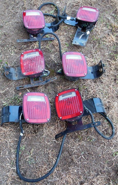 lot 123 image: 6 Grote Tail Lights - Truck Take Off