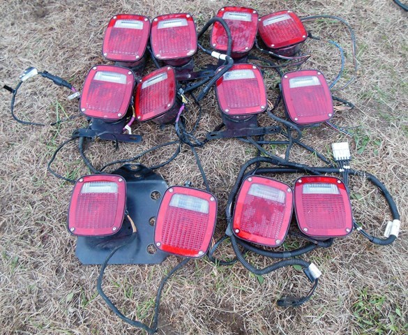 lot 127 image: 12 Grote Tail Lights - Truck Take Off
