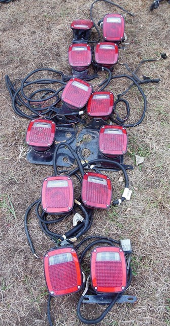 lot 129 image: 12 Grote Tail Lights - Truck Take Off