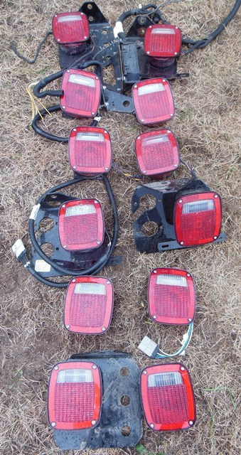 lot 131 image: 12 Grote Tail Lights - Truck Take Off
