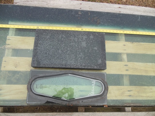 lot 110 image: Bullet Resistant Glass with Cracks in Some Layers