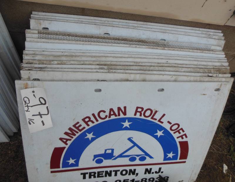 lot 97 image: 16 Heavy Duty 18 x 24 Mud Flaps - American Roll-Off