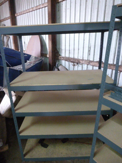 lot 11 image: 5 Shelving Units
