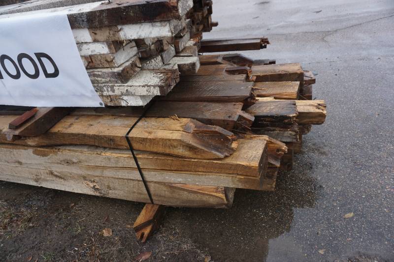 Bunk of Mixed Species Reclaimed Barn Wood Beams