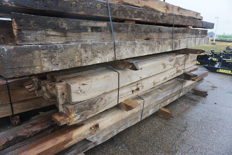 Bunk of Mixed Species Reclaimed Barn Board Beams