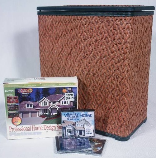 lot 24 image: Home Design Software and Clothes Hamper