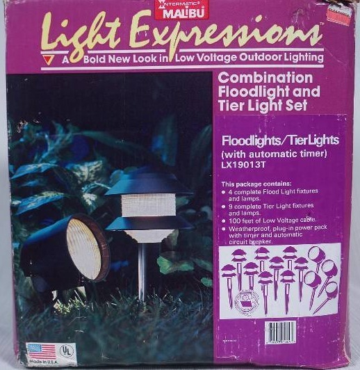 lot 38 image: Low Voltage Outdoor Lighting Set