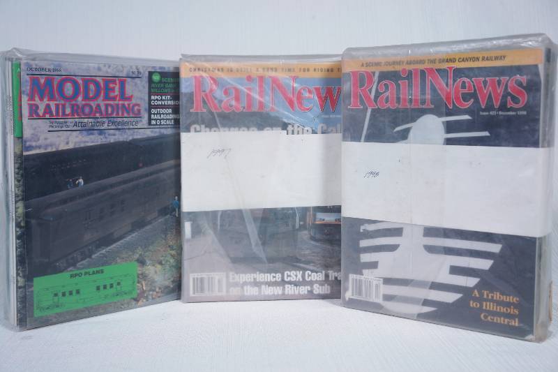lot 55 image: Rail News and Model Railroading Magazines