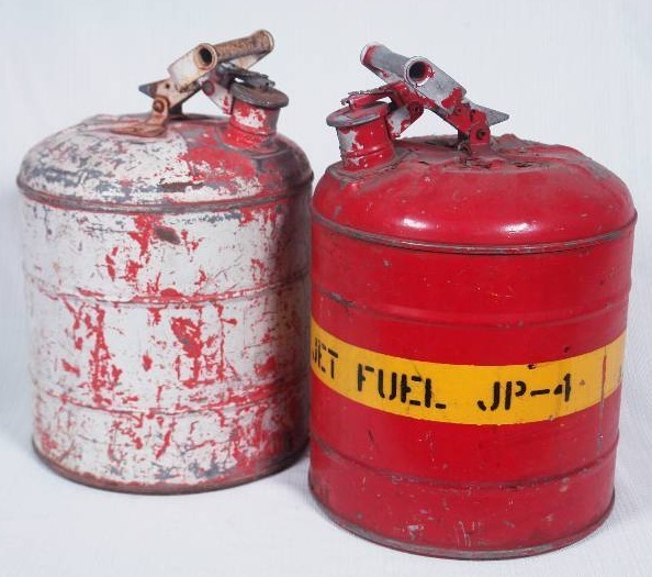 lot 63 image: TWO Safety Fuel Cans