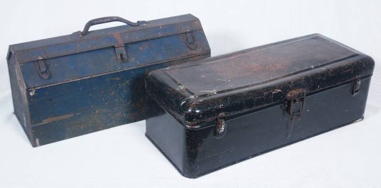 lot 65 image: TWO Steel Tool Boxes