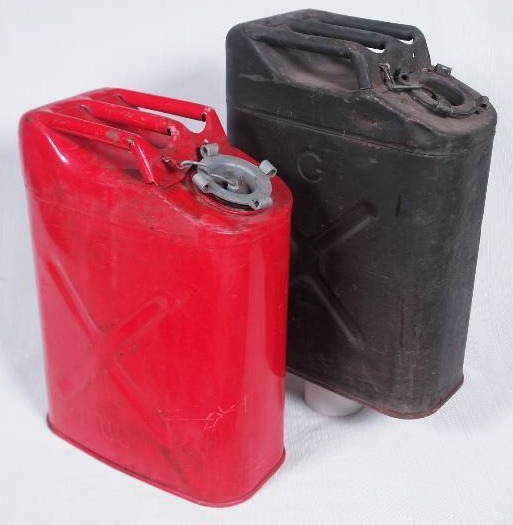 lot 74 image: TWO Five Gallon Jerry Fuel Cans