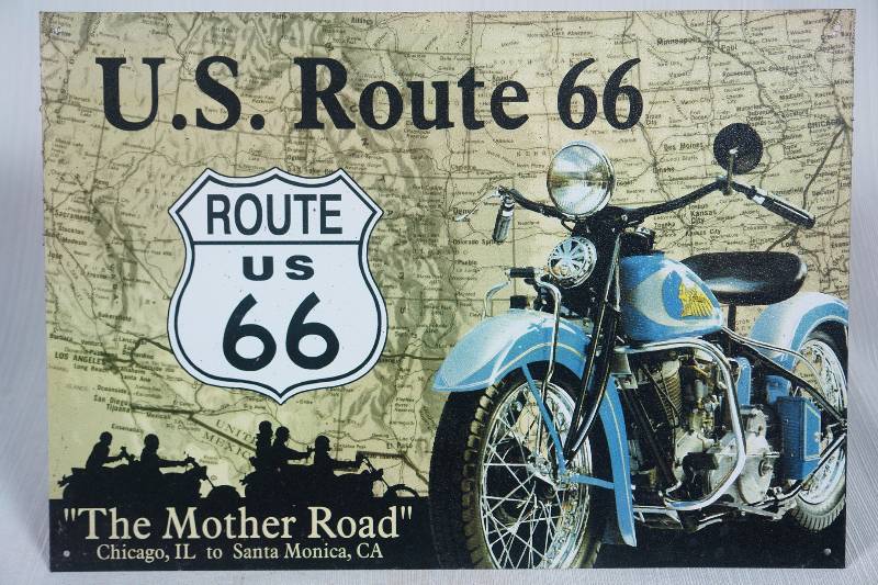 lot 82 image: Route 66 Sign The Mother Road