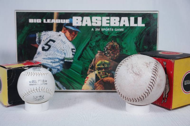 lot 84 image: Big League Baseball Game AND Wilson Balls