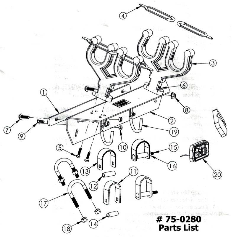 lot 91 image: Weekend-Warrior ATV ToolGun Rack