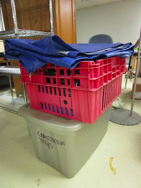 lot 413 image: ASSORTED CONSTRUCTION TARPS