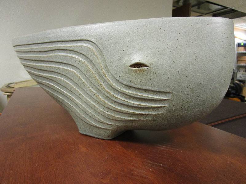 lot 455 image: WHALE SCULPTURE
