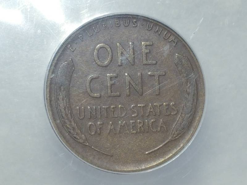 1918 S Lincoln Wheat Cent - ANACS VF35