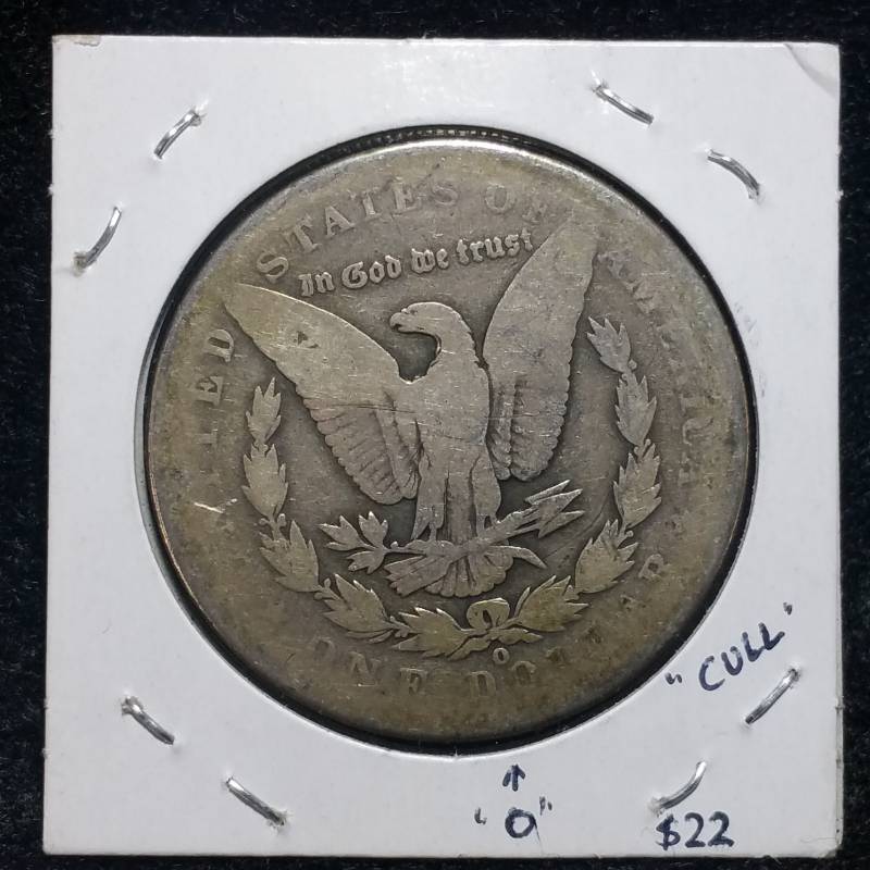 1891 O Morgan Silver Dollar