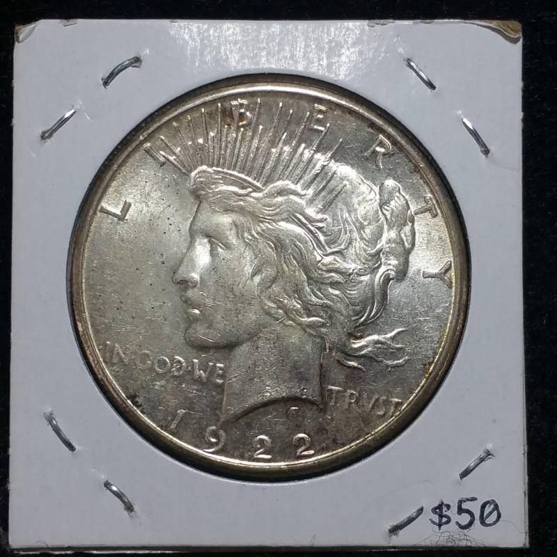 1922 S Peace Silver Dollar