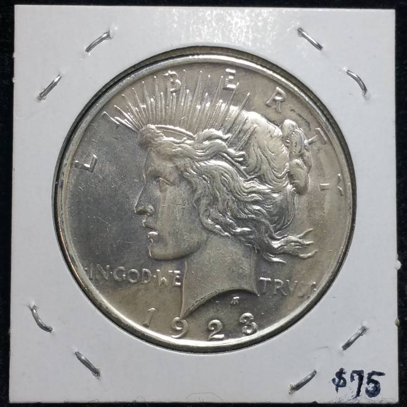 1923 D Peace Silver Dollar