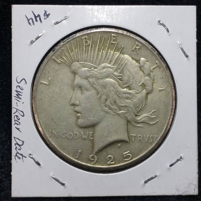 1925 P Peace Silver Dollar