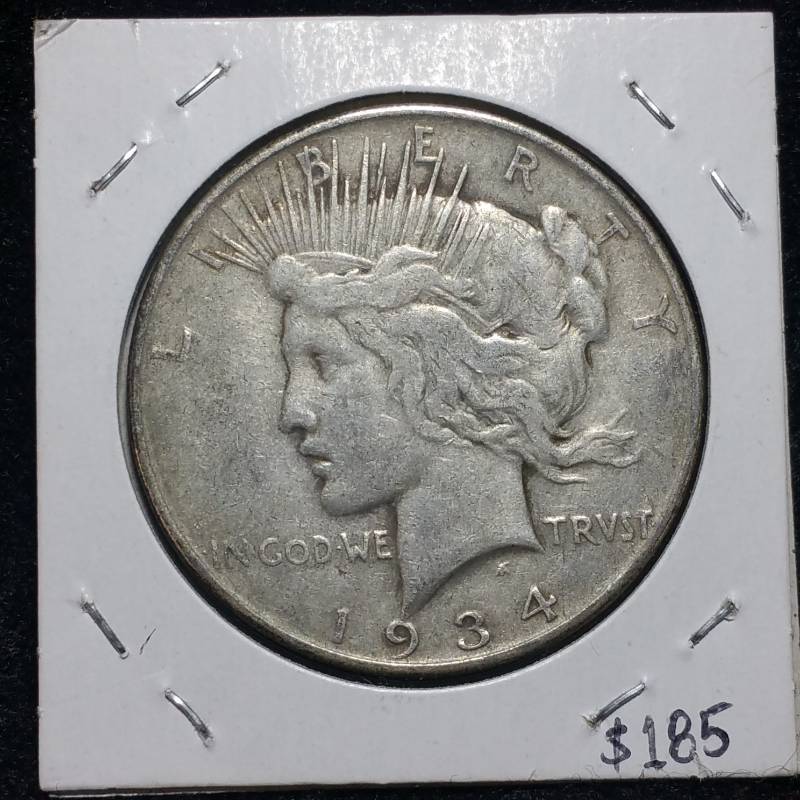 1934 D Peace Silver Dollar