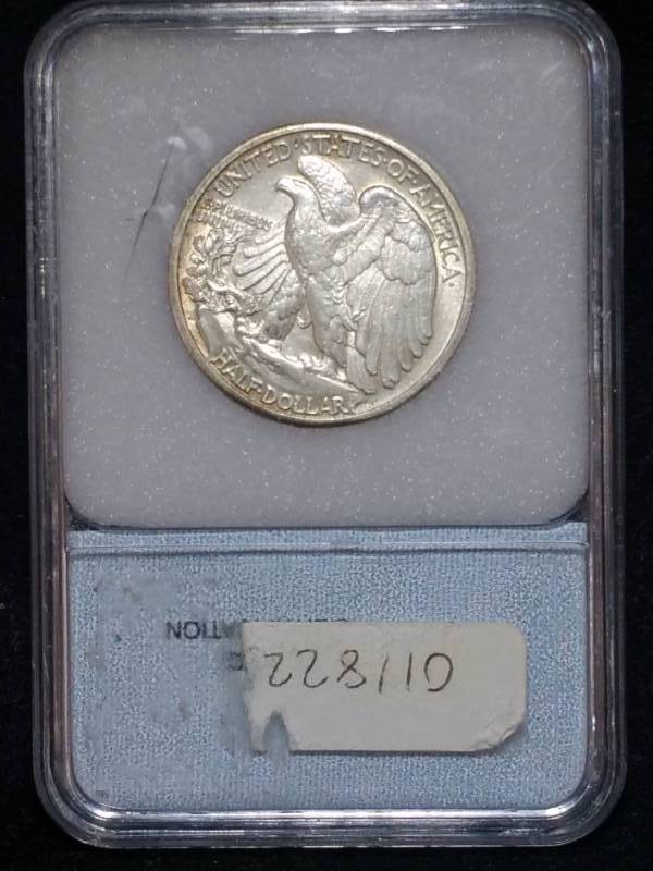 1943 D Walking Liberty Silver Half Dollar - MS64 NNC