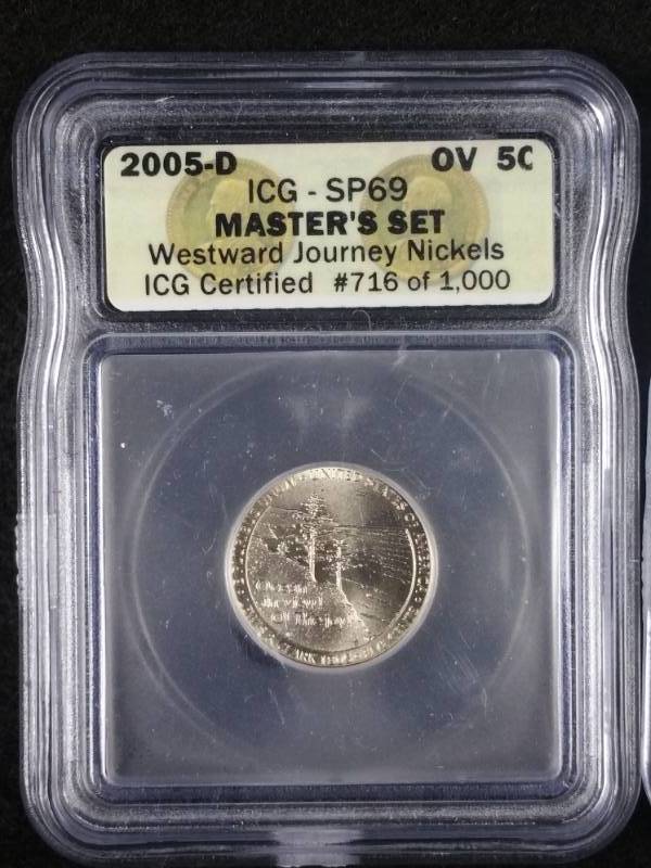 ICG Masters Set Graded SP69 Limited Edition of 1000