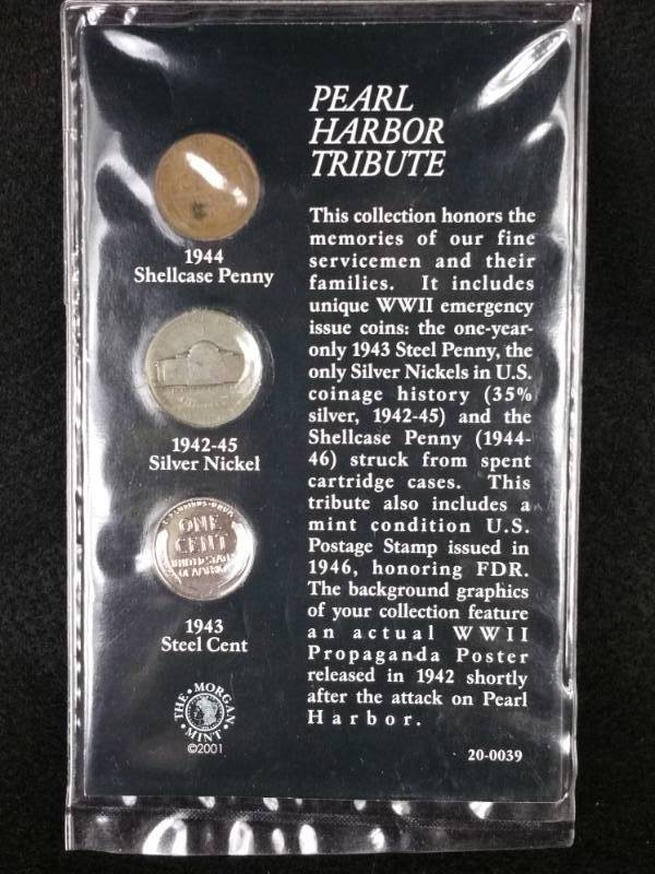 Pearl Harbor WWII Coin Set