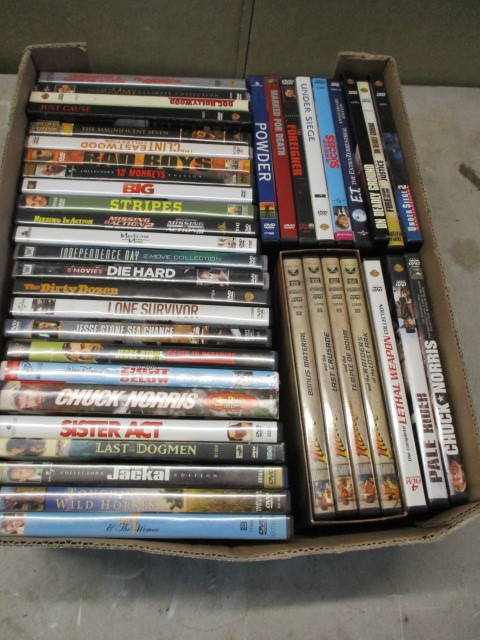 lot 45 image: Box Lot of DVDs