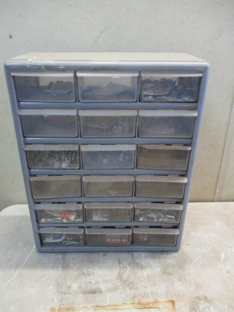 lot 54 image: Hardware Storage drawer unit