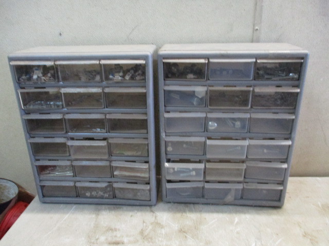 lot 61 image: Hardware Storage drawer units