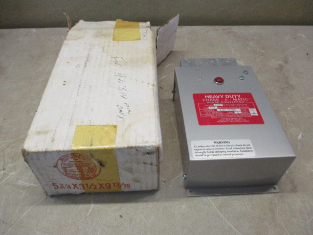 lot 62 image: Phase convertor