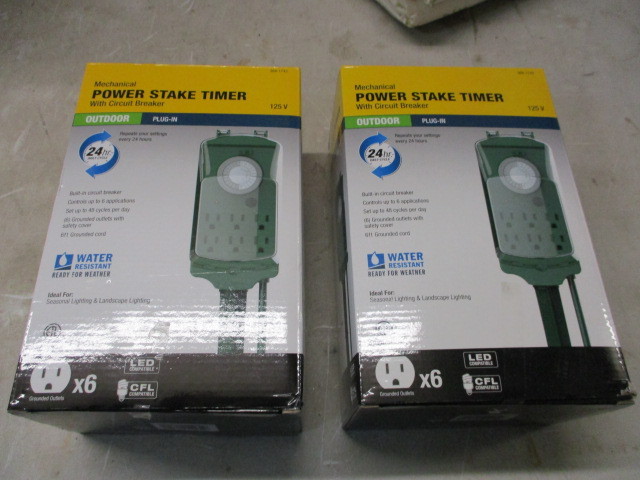 lot 91 image: Power stake timers