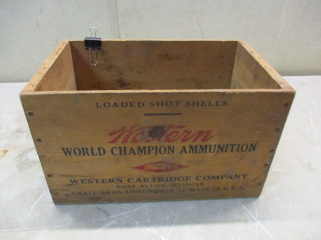lot 109 image: Ammo Crate and Shotshells