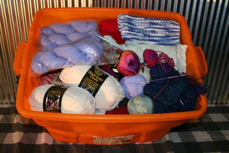 lot 57 image: Bin of Yarn