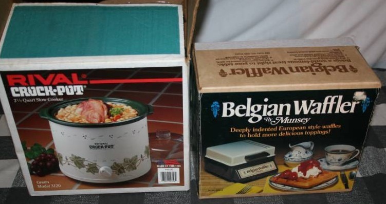 lot 136 image: Slow Cooker and Waffle Maker