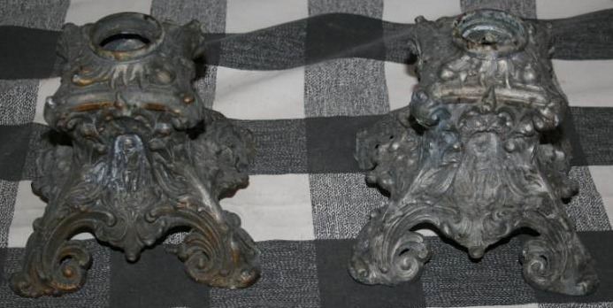 lot 141 image: Two Metal Lamp Bases