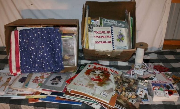 lot 173 image: Art Books and Crafting Supplies