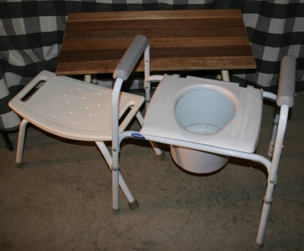 lot 177 image: Shower Benches and Commode