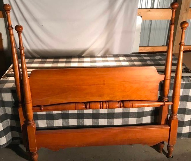 lot 213 image: Four Post Bed Frame