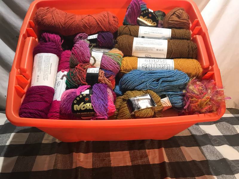 lot 259 image: Bin of Yarn