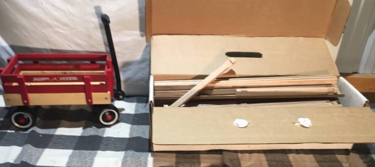 lot 277 image: Log Toys and Tiny Wagon