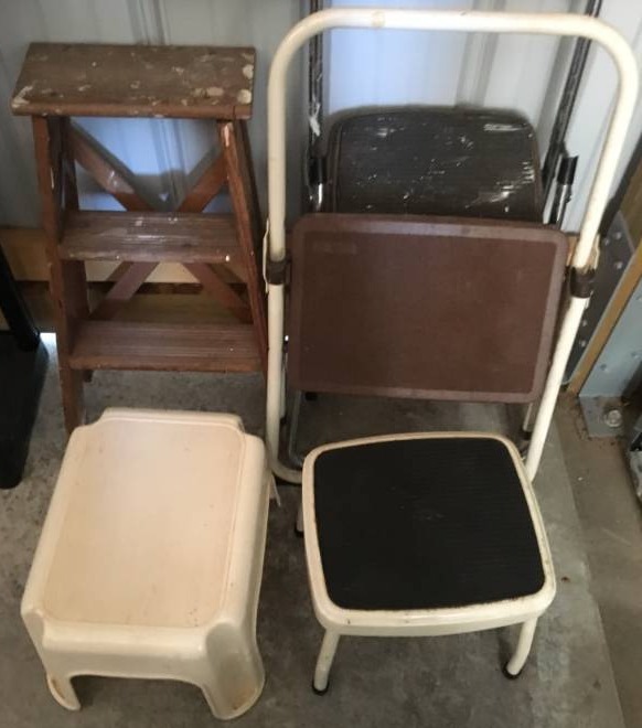 lot 296 image: Step Ladders and Stools