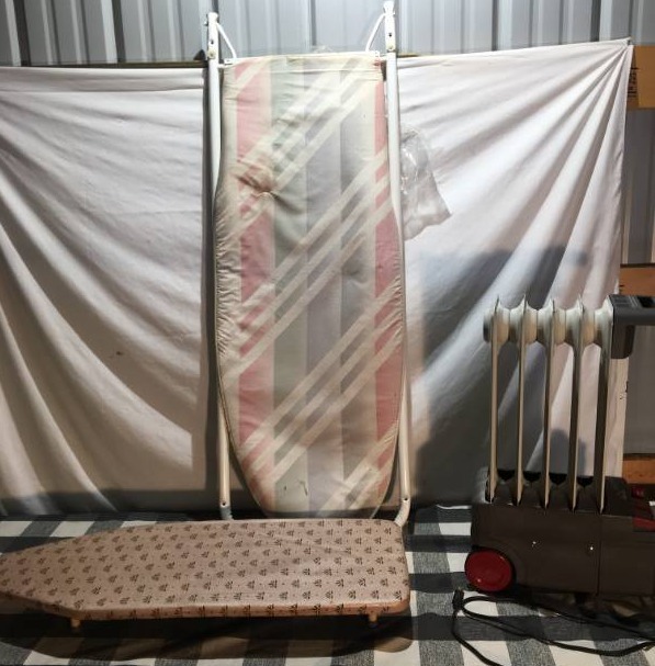 lot 315 image: Heater and Ironing Boards