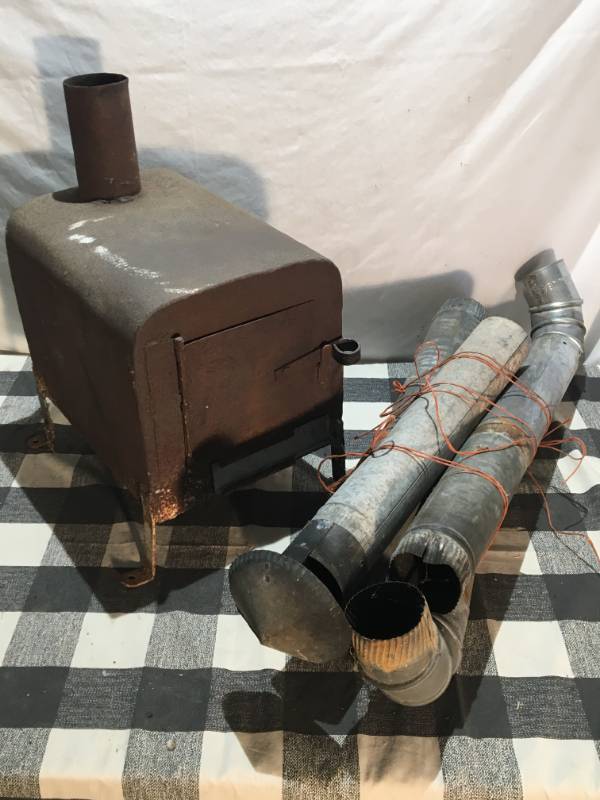 lot 335 image: Small Wood Stove and Piping