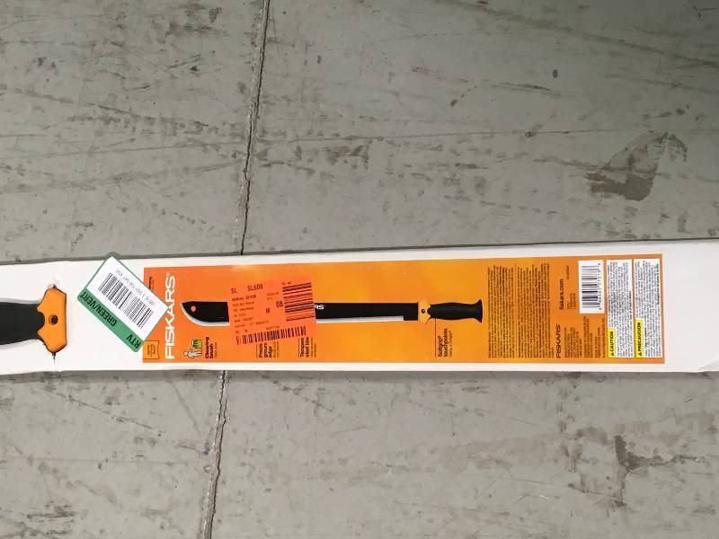 lot 77 image: Fiskars 22 in. Machete with Softgrip Handle