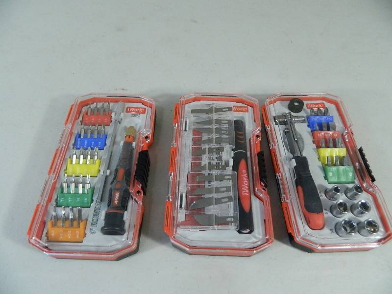 lot 37 image: 3 New IWork Toolsets