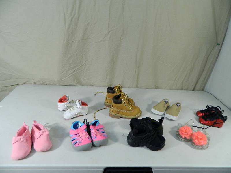 lot 66 image: 8 Pairs of Kids  Toddler Shoes