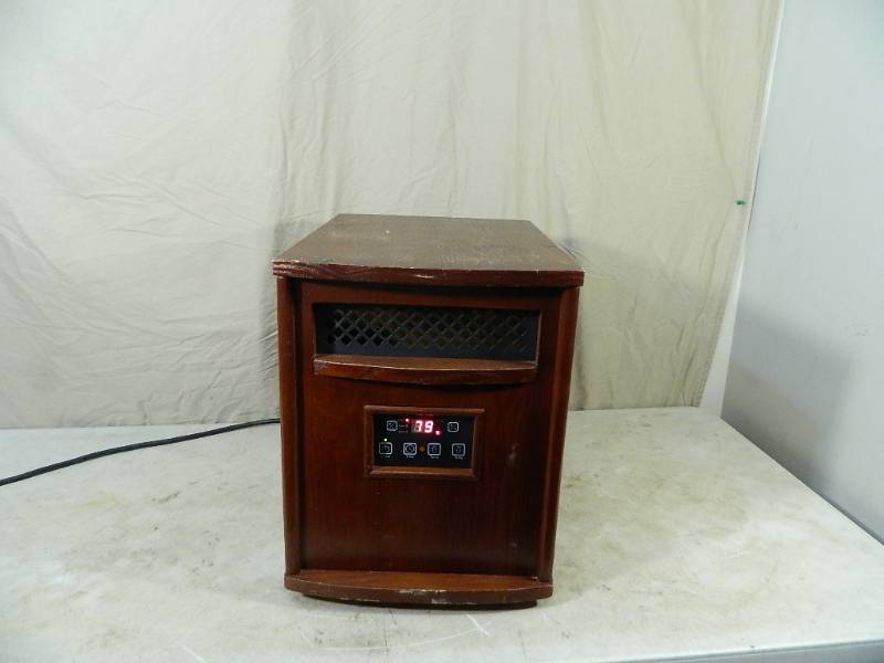 lot 139 image: Life Smart Electric Infrared Fireplace  Space Heater